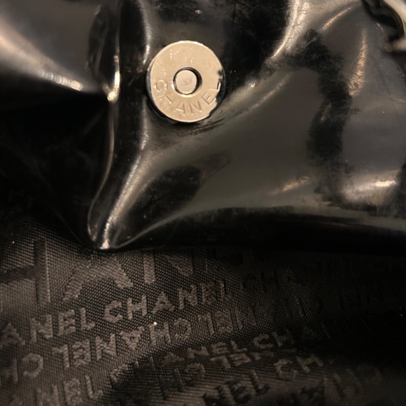 Chanel Coco Grand Cabas Black Vinyl Tote Bag size XL - Picture 11 of 16